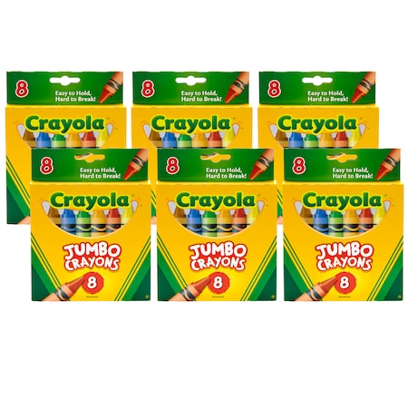 Crayola Jumbo Crayons, PK48, Recommended Grade: PK+ BIN520389BN